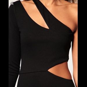 ASOS Cutout One Sleeve Mini Dress